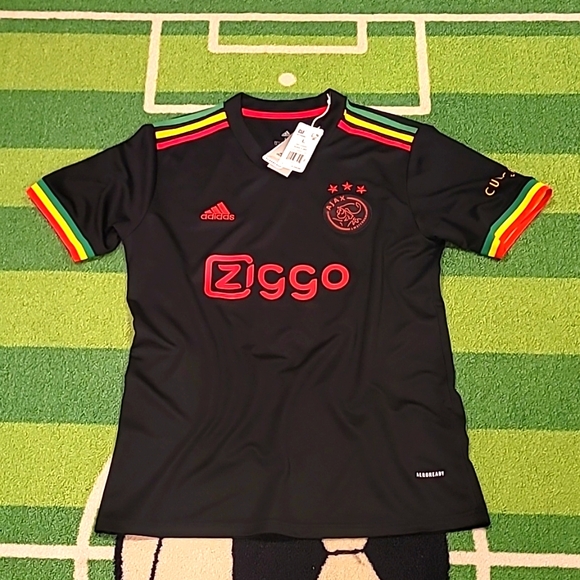 ⚽ 🇯🇲 L Ajax Tribute to Bob Marley Jersey  Special Print - Picture 9 of 12